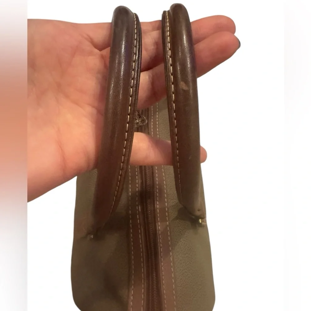 Esprit Tan and Brown Canvas Bag